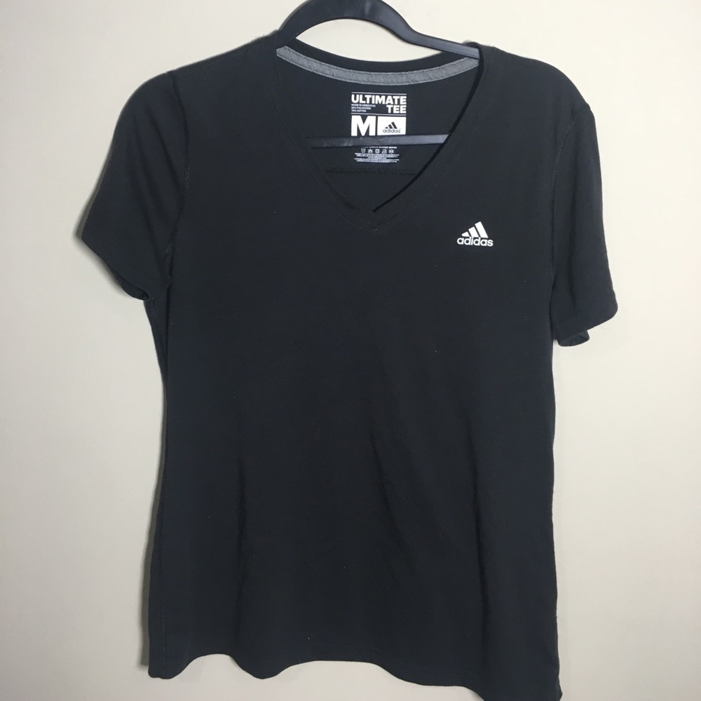 Adidas The Ultimate V Neck Tee Black